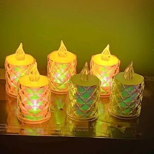 Led Multicolour Smokeless Candles Diwali  Special