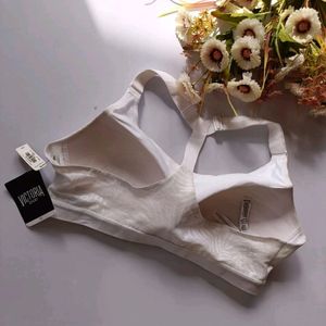 Victoria’s Secret Padded White Sports Bra Size 36C