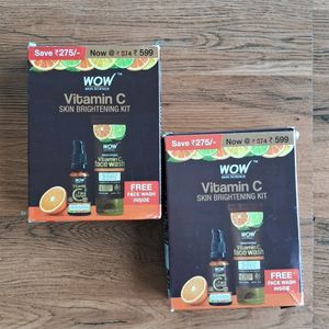 Wow Vitamin C Brightening Kit Pack Of 2