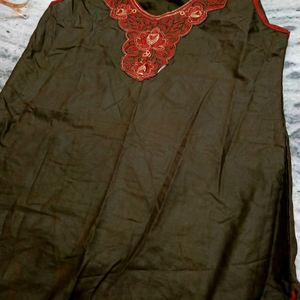 ❤️Beautiful Party Dark Olive Green Kurta