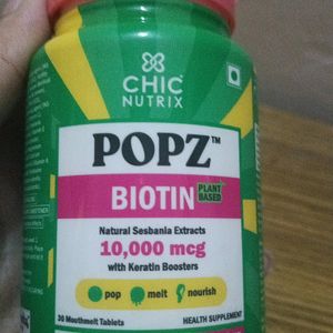 Chic Nutrix Biotin Plant Based Tablets