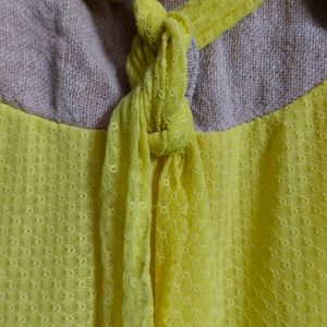 Yellow Shift Dress