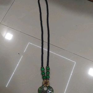 Black & Green Necklace