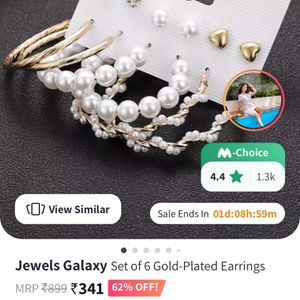 Korean Pintresty Earings Combos