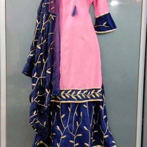 Skirt Kurti Set With Dupatta