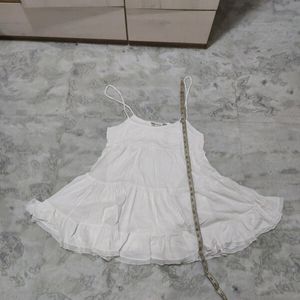 Bust 38-42 Mini White Dress