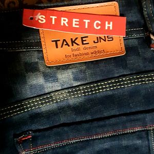 Stylish MEN DENIM JEANS - 34 size Stretchable