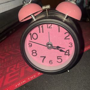 Pink Alarm Clock