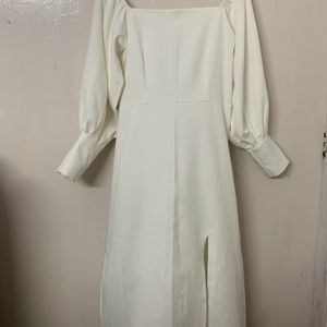 Banana Crepe Material Dress