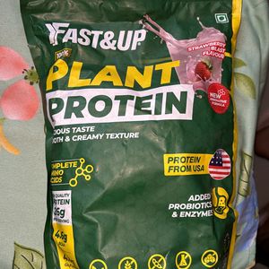 plant protein (strawberry flavour)