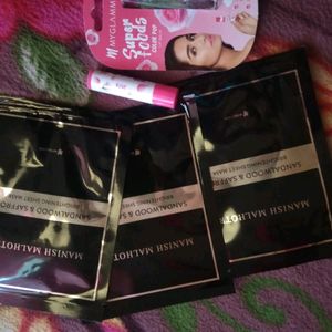 Manish Malhotra Sheet Mask With Cute  Freebie