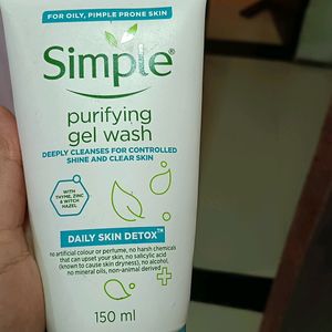 niksk Simple Purifying Gel Facewash For Oily Skin