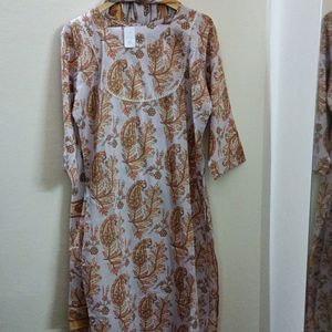 COTTON KURTI WITH PANT AND DUPPTTA