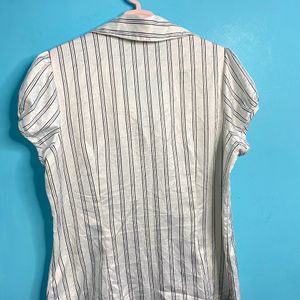 White Striped Shirt