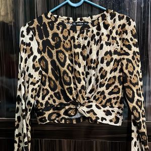 Leopard Printed Top