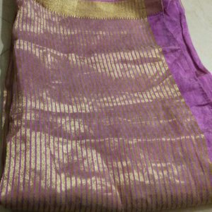 Silk Saree With Jarry