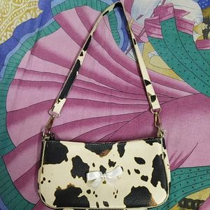 Cow print Handbag