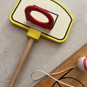 Wooden Mini Desktop  Basketball 🏀