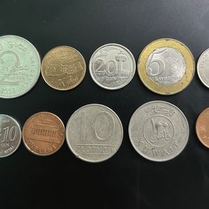 10 coins From Ten Different Countries