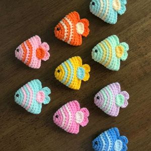 Crochet Fish Keychain