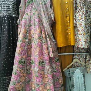 New Standard Pakistani Gown Dress Inpoted Dres