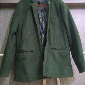 Men Dark Green Jacket