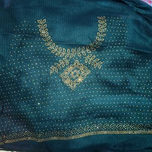 New Grand Stone Work Saree