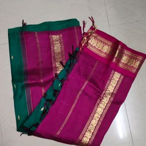 Pure Kanchi Pattu Saree 💚💖