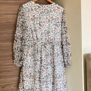 Floral Korean Coquette Dress