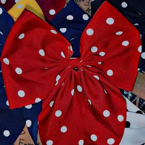 Polka Dot Hair Bows