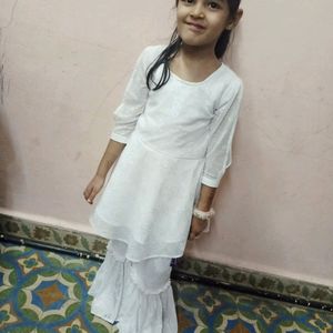 White Garara Dress