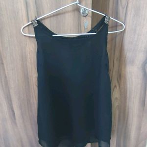 Transparent party wear top