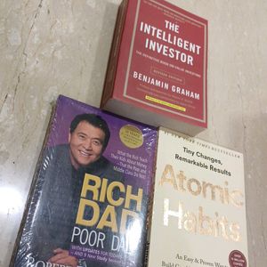 Atomic Habits + Rich Dad + Intelligent Investors