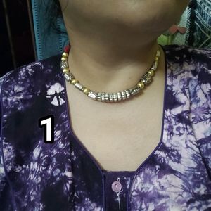 Dual Tone Tribal Chokers (1 Piece)