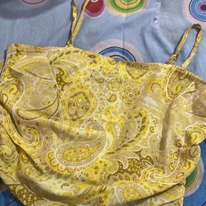 Yellow Bandana Top