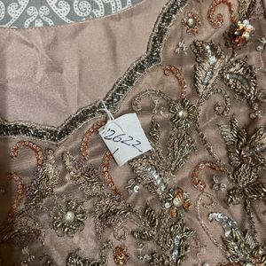 Lehenga In Beige Color