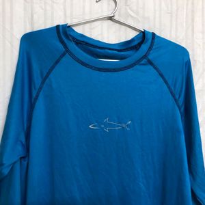 QB Blue Long Sleeve T Shirt