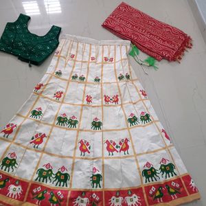 New Heavy White Chaniya Choli