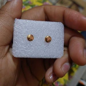 new gold plate earings