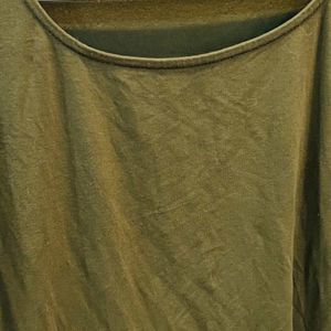 Solid Olive Green Tshirt