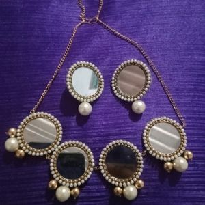 Mirror Work Jewellery Set