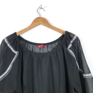 Black Embroided Top(Women’s)