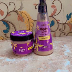 Plum Vanilla Vibes Body Wash / Butter Combo