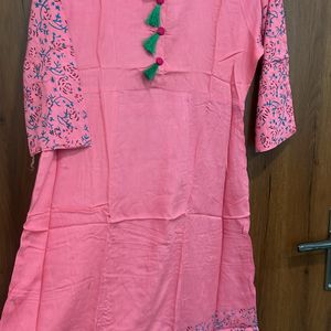 A Line Viscose Rayon Formal Kurta