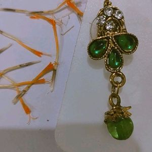 Green Colour Jewellery Set