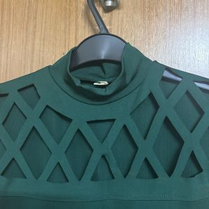 Bottle Green Bodycon Dress