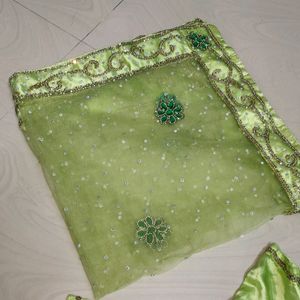 8-9 Years Girls Ghagra Choli With Dupatta