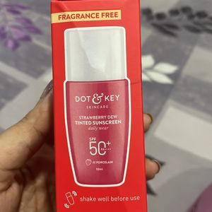 New Dot & Key Tinted Sunscreen