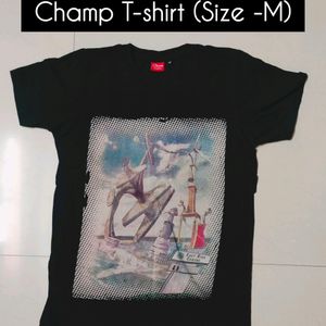 Champ Brand Black T-shirt