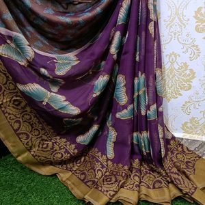 Chiffon Brasso Saree